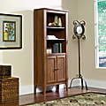 Sauder Appleton Library Bookcase With Doors, 5-Shelves, Sand Pear 1 thumbnail image