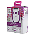 PURE SILK Wet And Dry Mini Foil Shaver, 4" x 1/8" x 1", Pink/White 1 thumbnail image