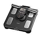 Omron HBF-514C Full-Body Composition Monitor Bathroom Scale, 2-3/16”H x 11-15/16”W x 12-15/16"D, Black 1 thumbnail image