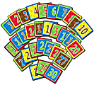 Flagship Carpets Block Seating Educational Carpet Squares, 16" x 16", Multicolor, Pack Of 30 1 thumbnail image