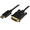 StarTech.com DisplayPort to DVI Converter Cable - DP to DVI Adapter - 3ft - 1920x1200 - 3 ft DisplayPort/DVI Video Cable  - DP2DVI2MM3 1 thumbnail image