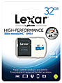 Lexar® High Performance MicroSD High Capacity Card With 20Mbps Write Speed, 32GB