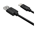 Lenmar® USB Lightning Charge And Sync Cable For 5th-Generation iPod touch®, 7th-Generation iPod nano®, iPhone® 5, iPad® With Retina Display And iPad mini, 6', Black 1 thumbnail image