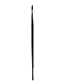 Winsor & Newton Galeria Long-Handle Paint Brush, Size 8, Round Bristle, Polyester, Burgundy
