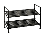 Neu Home 2 Tier Shoe Rack, Black 1 thumbnail image
