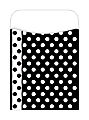 Barker Creek Peel & Stick Library Pockets, 3 1/2" x 5 1/8", Black And White Dots, Pack Of 30 1 thumbnail image