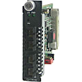 Perle C-1000MM-M2SC05 Transceiver - 2 x SC Ports - 1000Base-SX - 3280.84 ft - Internal