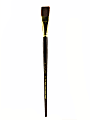 Winsor & Newton Galeria Long-Handle Paint Brush, Size 22, Flat Bristle, Polyester, Burgundy 1 thumbnail image