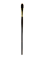 Winsor & Newton Galeria Long-Handle Paint Brush, Size 14, Filbert Bristle, Polyester, Burgundy 1 thumbnail image