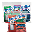 Alliance Rubber SuperSize Bands™, 17" x 1/4", Blue, Bag Of 12