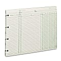 Wilson Jones® Ledger Sheets, Ending Balance, 9 1/4" x 11 7/8", Green, Pack Of 100 1 thumbnail image