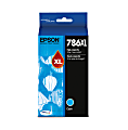 Epson® 786XL DuraBrite® Ultra High-Yield Cyan Ink Cartridge, T786XL220-S
