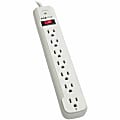 Eaton Tripp Lite Series Protect It! 7-Outlet Surge Protector, 6 ft. Cord, 1080 Joules, Diagnostic LED, Light Gray Housing, STRIKER 1 thumbnail image