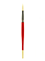Winsor & Newton University Series Short-Handle Paint Brush, Size 12, Round Bristle, Red 1 thumbnail image