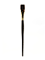 Winsor & Newton Galeria Short-Handle Paint Brush, 3/4", One-Stroke Bristle, Polyester, Burgundy