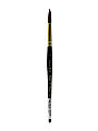 Winsor & Newton Galeria Short-Handle Paint Brush, Size 10, Round Bristle, Polyester, Burgundy 1 thumbnail image