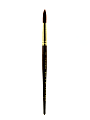 Winsor & Newton Galeria Short-Handle Paint Brush, Size 12, Round Bristle, Polyester, Burgundy 1 thumbnail image
