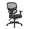 Boss Office Products Multifunction Mid-Back Task Chair, Black