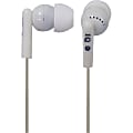 IQ Sound Digital Noise Reduction Stereo Earphones - Stereo - White - Mini-phone (3.5mm) - Wired - 32 Ohm - Earbud - Binaural - In-ear - 4 ft Cable 1 thumbnail image