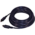 Steren Optical Digital Audio Cable - 25 ft Fiber Optic Audio Cable for Audio Device - First End: 1 x Toslink Digital Audio - Second End: 1 x Toslink Digital Audio - Patch Cable - Blue