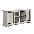 Sauder® Carolina Grove Entertainment Credenza With Glass Doors For 65" TVs, 30"H x 62"W x 16-1/2"D, Winter Oak 1 thumbnail image