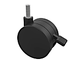 Marco Group Apex Series Locking Dual-Wheel Casters, 3", K Stems, Black, Pack Of 2 1 thumbnail image