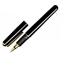 SKILCRAFT® Magnus Executive Rollerball Pen, Medium Point, 0.7 mm, Black Barrel, Black Ink