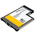StarTech.com 2 Port Flush Mount ExpressCard 54mm SuperSpeed USB 3.0 Card Adapter with UASP Support 1 thumbnail image
