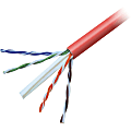Belkin FastCAT 6 Patch Cable, 1000ft - Red - 24AWG, RJ45 350mhz - Bulk Cable - 1000ft - Red 1 thumbnail image