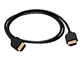 C2G Ultra Flexible High-Speed HDMI Cable With Low Profile Connectors, 1'