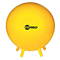 Champion Sports FitPro Ball With Stability Legs, 25 5/8", Yellow
