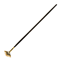 Winsor & Newton Monarch Long-Handle Paint Brush, Size 1, Fan Bristle, Synthetic, Brown 1 thumbnail image