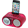 iHome Desktop Clock Radio - Mono - Apple Dock Interface - Proprietary Interface 1 thumbnail image