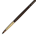 Winsor & Newton Monarch Long-Handle Paint Brush, Size 8, Round Bristle, Synthetic, Brown