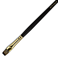 Winsor & Newton Monarch Long-Handle Paint Brush, Size 8, Flat Bristle, Synthetic, Brown 1 thumbnail image