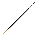 Winsor & Newton Monarch Long-Handle Paint Brush, Size 4, Round Bristle, Synthetic, Brown 1 thumbnail image