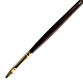 Winsor & Newton Monarch Long-Handle Paint Brush, Size 2, Short Filbert Bristle, Synthetic, Brown