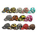Deep Round Crown Caps, Size 6 1/2, Assorted Prints