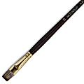 Winsor & Newton Monarch Long-Handle Paint Brush, Size 14, Flat Bristle, Synthetic, Brown 1 thumbnail image