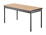 OFM Utility Table, Rectangle, Maple
