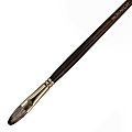 Winsor & Newton Monarch Long-Handle Paint Brush, Size 10, Filbert Bristle, Synthetic, Brown