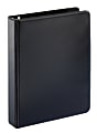Wilson Jones® 368 Basic Mini 3-Ring Binder, 1" Round Rings, Black 1 thumbnail image