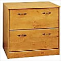 O'Sullivan® 2-Drawer Premium Laminate Lateral File, Odessa Pine 1 thumbnail image