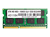 VisionTek 4GB DDR3 1333 MHz (PC3-10600) CL9 SODIMM Laptop Memory Module 204-pin CL 9 Unbuffered Non-ECC 1.5V 900449 1 thumbnail image