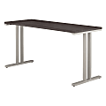 Bush Business Furniture 400 Series Training Table, 60"W x 24"D, Storm Gray, Standard Delivery