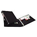 Avery® Heavy-Duty 3-Ring Binder With Locking One-Touch EZD™ Rings, 1" D-Rings, 46% Recycled, Black 1 thumbnail image