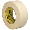 3M™ 202 Masking Tape, 3" Core, 2" x 180', Natural, Pack Of 24