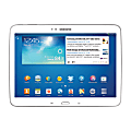 Samsung Galaxy Tab® 3 Refurbished WI-Fi Tablet, 10.1" Screen, 1GB Memory, 16GB Storage, Android 4.2 Jelly Bean, White 1 thumbnail image