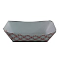 SQP Boat-Shaped Food Trays, 2 Lbs, Red/White, Case Of 1,000 1 thumbnail image