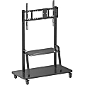 SMART Board Heavy Duty Mobile Stand for Interactive Displays - Up to 86" Screen Support - 297 lb Load Capacity - Powder Coated - Black 1 thumbnail image